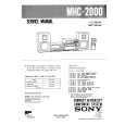 SONY MHC2000 Service Manual SONY MHC2000 Service Manual