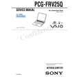 SONY PCGFRV25Q Service Manual SONY PCGFRV25Q Service Manual