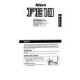 NIKON FE10 Owners Manual NIKON FE10 Owners Manual