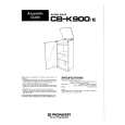 PIONEER CB-K900 Owners Manual PIONEER CB-K900 Owners Manual