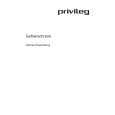 PRIVILEG 081.731-2 // 40429 Owners Manual PRIVILEG 081.731-2 // 40429 Owners Manual