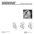 SHURE E1C EARPHONE Owners Manual SHURE E1C EARPHONE Owners Manual