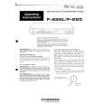 PIONEER F225L Owners Manual PIONEER F225L Owners Manual