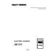 TRICITY BENDIX SE211X Owners Manual TRICITY BENDIX SE211X Owners Manual