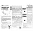 PIONEER DVR-103 Owners Manual PIONEER DVR-103 Owners Manual