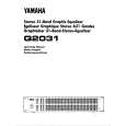 YAMAHA Q2031 Owners Manual YAMAHA Q2031 Owners Manual