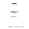 ZANUSSI ZCF520L-2 Owners Manual ZANUSSI ZCF520L-2 Owners Manual