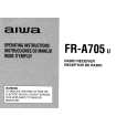 AIWA FRA705 Owners Manual AIWA FRA705 Owners Manual