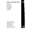 AEG FAV875I-S Owners Manual AEG FAV875I-S Owners Manual