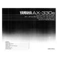 YAMAHA AX-330e Instrukcja Obsługi YAMAHA AX-330e Instrukcja Obsługi