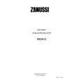 ZANUSSI ZK20/15 Owners Manual ZANUSSI ZK20/15 Owners Manual