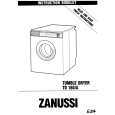 ZANUSSI TD160 Owners Manual ZANUSSI TD160 Owners Manual