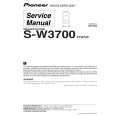 PIONEER S-W3700 Service Manual PIONEER S-W3700 Service Manual