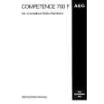 AEG 700 F W Owners Manual AEG 700 F W Owners Manual