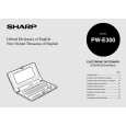 SHARP PWE300 Owners Manual SHARP PWE300 Owners Manual