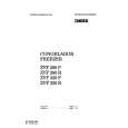 ZANUSSI ZVF320R Owners Manual ZANUSSI ZVF320R Owners Manual