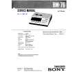 SONY BM76 Service Manual SONY BM76 Service Manual