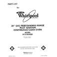 WHIRLPOOL SF332BSRW0 Parts Catalog WHIRLPOOL SF332BSRW0 Parts Catalog