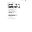 SONY GDM-20E14 Owners Manual SONY GDM-20E14 Owners Manual