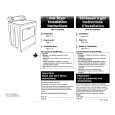 WHIRLPOOL RGX4635EQ1 Installation Manual WHIRLPOOL RGX4635EQ1 Installation Manual