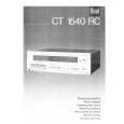 DUAL CT 1540 RC Owners Manual DUAL CT 1540 RC Owners Manual