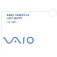 SONY PCG-FX301 VAIO Owners Manual SONY PCG-FX301 VAIO Owners Manual