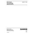 ZANKER KT2022 Owners Manual ZANKER KT2022 Owners Manual