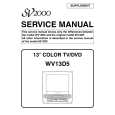 SV2000 WV13D5 Service Manual SV2000 WV13D5 Service Manual