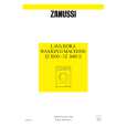 ZANUSSI IZ1000 Owners Manual ZANUSSI IZ1000 Owners Manual