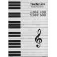 TECHNICS SXKN1400 Owners Manual TECHNICS SXKN1400 Owners Manual