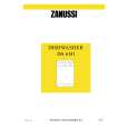 ZANUSSI DA6141 Owners Manual ZANUSSI DA6141 Owners Manual