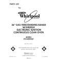 WHIRLPOOL SF5340ERN7 Parts Catalog WHIRLPOOL SF5340ERN7 Parts Catalog