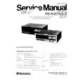 TECHNICS RS630TUSD Service Manual TECHNICS RS630TUSD Service Manual