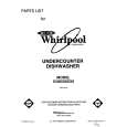 WHIRLPOOL DU8550XX0 Parts Catalog WHIRLPOOL DU8550XX0 Parts Catalog
