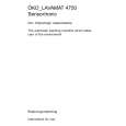 AEG LAV4750 Owners Manual AEG LAV4750 Owners Manual