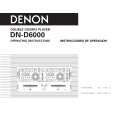 DENON DN-D6000 Owners Manual DENON DN-D6000 Owners Manual