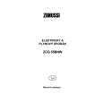 ZANUSSI ZCG55BNW Owners Manual ZANUSSI ZCG55BNW Owners Manual