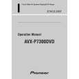 PIONEER AVX-P7300DVD/ES/RC Owners Manual PIONEER AVX-P7300DVD/ES/RC Owners Manual