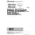 PIONEER PRS-D2200T/XS/UC Service Manual PIONEER PRS-D2200T/XS/UC Service Manual