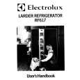 ELECTROLUX RF617D Owners Manual ELECTROLUX RF617D Owners Manual
