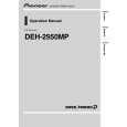 PIONEER DEH-2950MP/XN/ES Owners Manual PIONEER DEH-2950MP/XN/ES Owners Manual