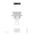 ZANUSSI F1006 Owners Manual ZANUSSI F1006 Owners Manual