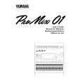 YAMAHA Programmable Mixer 01 Owners Manual YAMAHA Programmable Mixer 01 Owners Manual