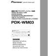 PIONEER PDK-WM03 Owners Manual PIONEER PDK-WM03 Owners Manual