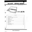 SHARP Z70 Service Manual SHARP Z70 Service Manual