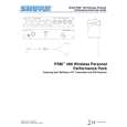 SHURE PSM400 Owners Manual SHURE PSM400 Owners Manual