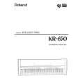 ROLAND KR-650 Owners Manual ROLAND KR-650 Owners Manual