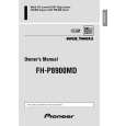 PIONEER FH-P8900MD/ES Owners Manual PIONEER FH-P8900MD/ES Owners Manual