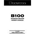 BRYSTON B100 Owners Manual BRYSTON B100 Owners Manual