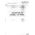 SUPRA SV9200 Service Manual SUPRA SV9200 Service Manual